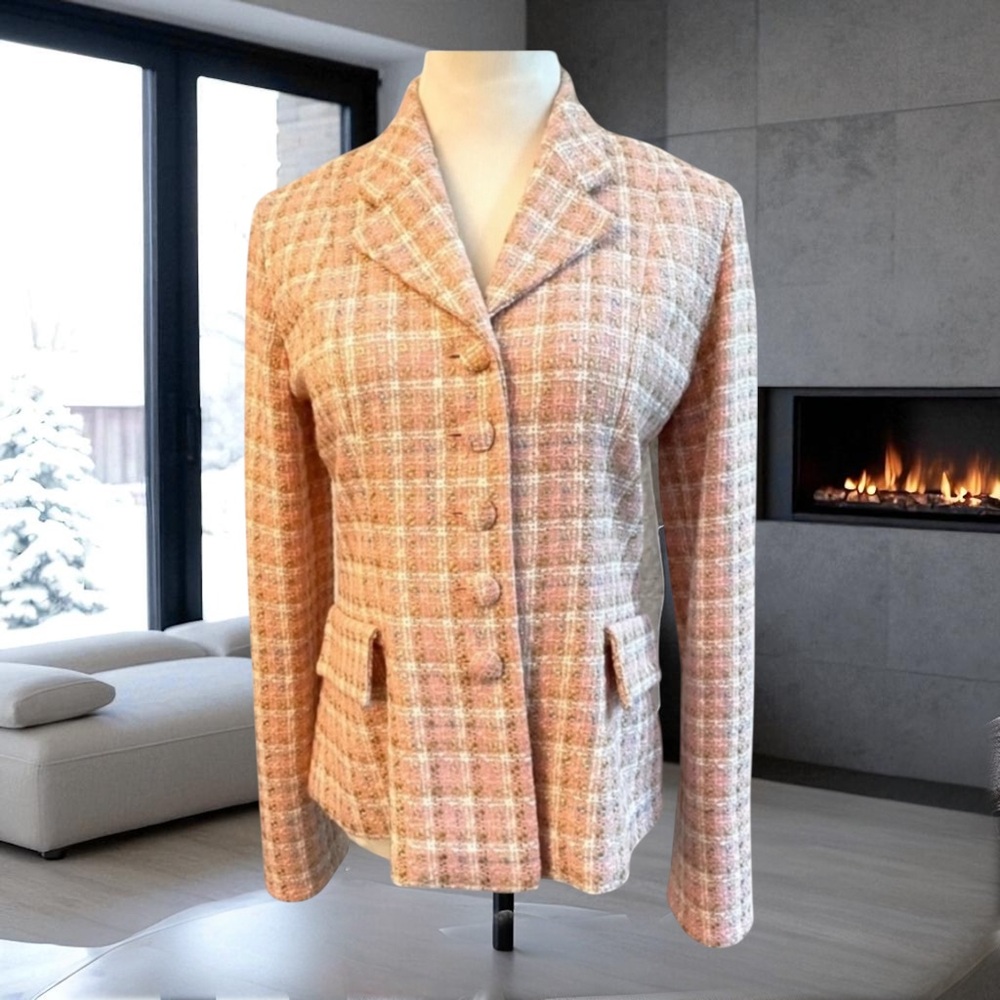 ALAIN FIGARET BOUCLE JACKET SIZE 38/8